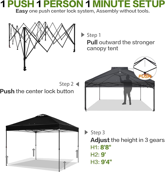 10'x10' Pop Up Canopy Tent - Image 5