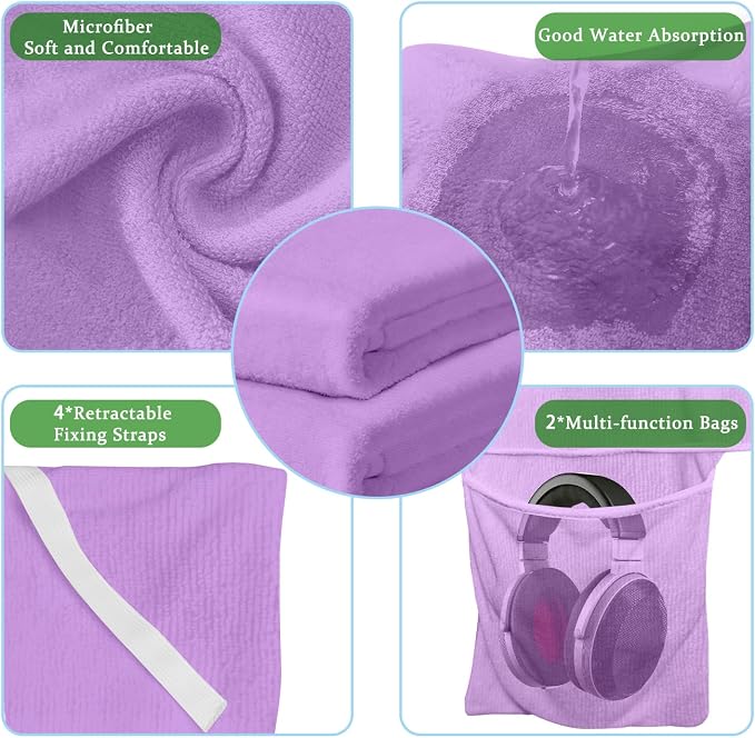Super Soft & Thick Lounge Chair Towel Cover, Beach Chair Cover - Image 3