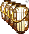 pearlstar Large Solar Powered Lantern Outdoor-Heavy Duty Metal Hanging Lights by pearlstar