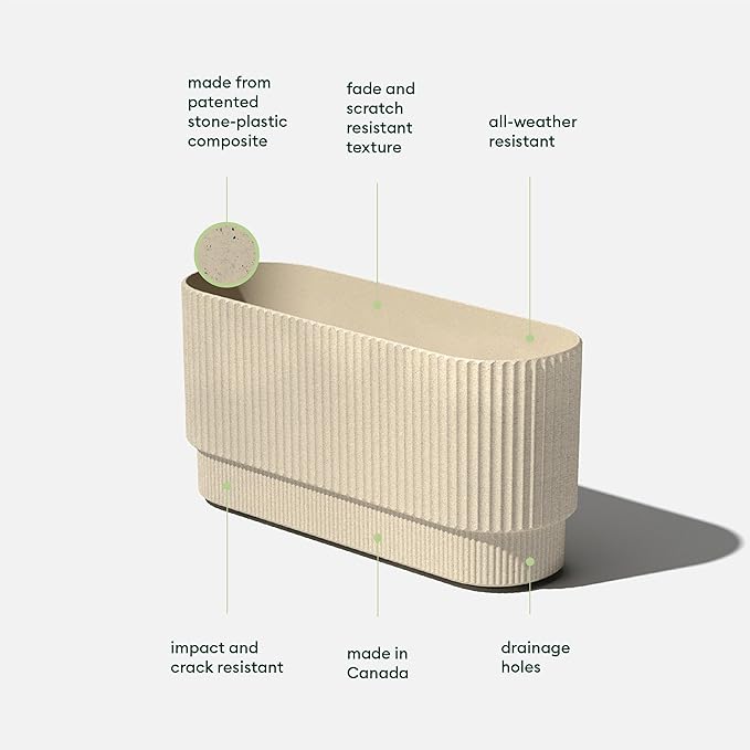 Veradek Demi Series Long Planter - Image 2