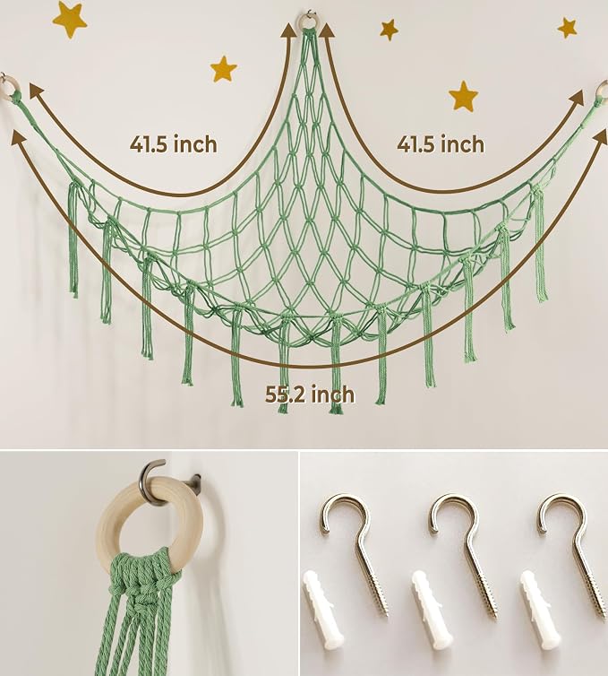 Stuffed Animal Hammock Corner Net - Image 6