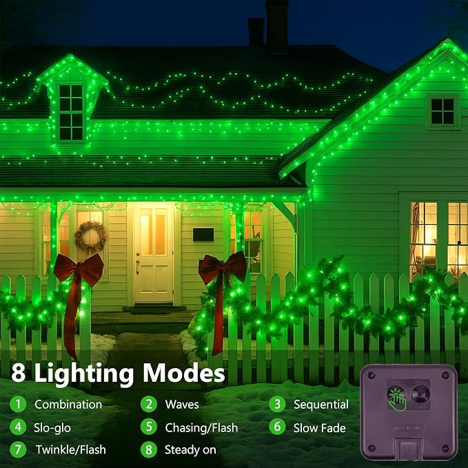 Extra-Long 144FT Solar String Lights - Image 3