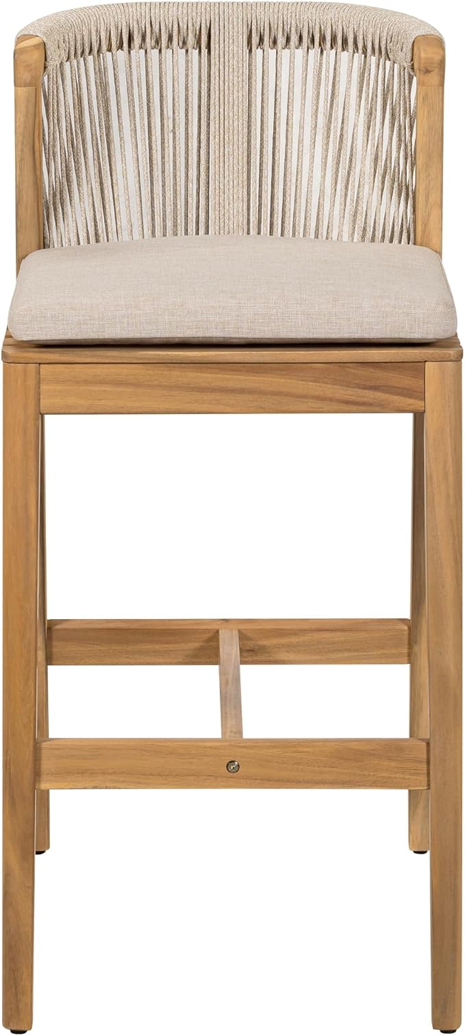 Christopher Knight Home Cuz Patio Barstool Set of 2, Outdoor Counter Height - Image 7