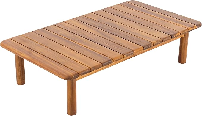 Christopher Knight Home Canape Acacia Wood Outdoor Coffee Table, Modern Coffee - Image 5