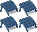 YEFU Adirondack Ottoman Set of 4, Adirondack Foot Rest, Patio Foot Rest by YEFU