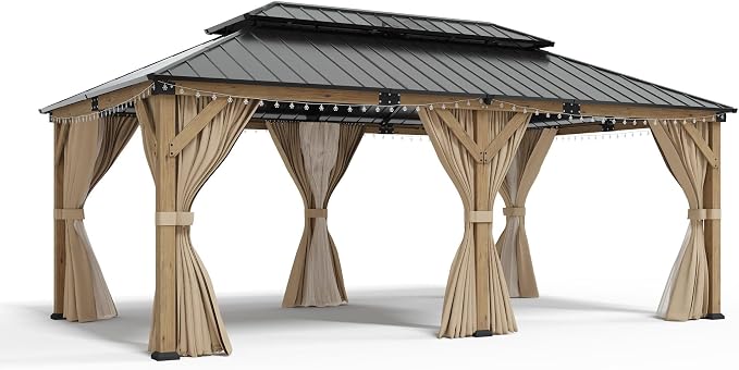 AMERLIFE 12' x 20' Heavy Duty Hardtop Gazebo - Image 9