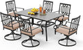 PHI VILLA 7 Pieces Patio Dining Set by PHIVILLAThepioneerofcomfortablehouseholdsupplies