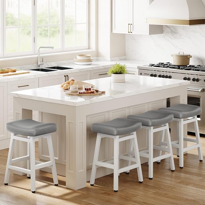 Counter Height Bar Stools Set of 2, 24 Inch Barstools - Image 7