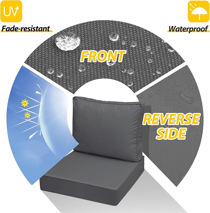 AAAAAcessories Outdoor Deep Seat Cushions - Image 2