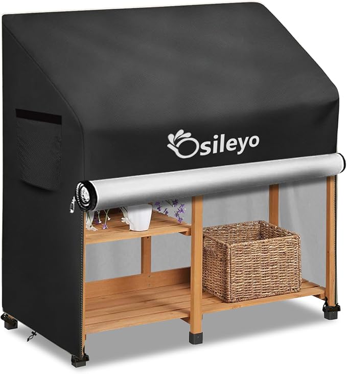 Outdoor Garden Potting Bench Table Cover by Osileyo