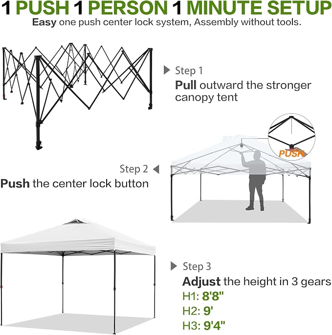 12'x12' Pop Up Canopy Tent - Image 4