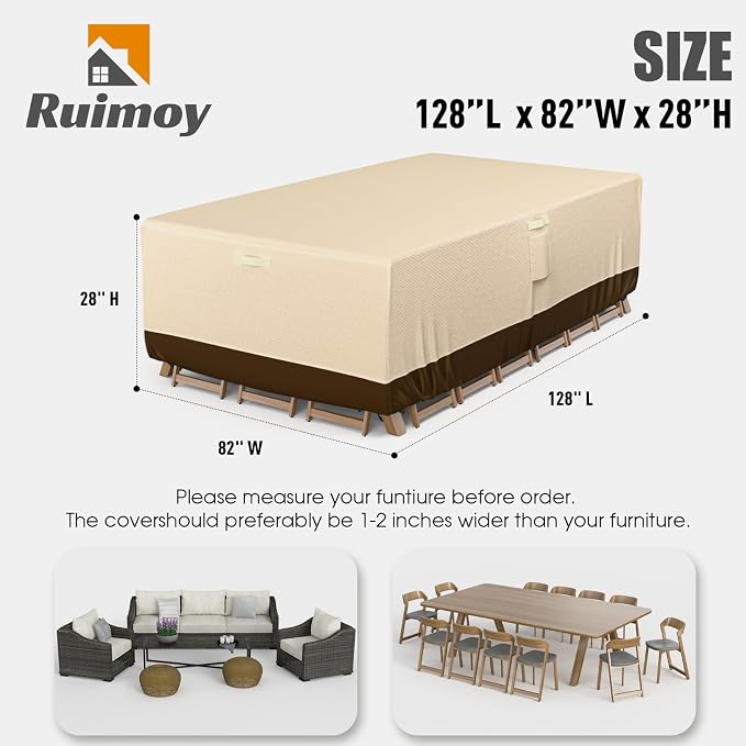Patio Furniture Covers, Outdoor Furniture Cover Waterproof, General Purpose - Image 2