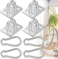 4 Pack M6 Hammock Hanging Hooks, Ceiling Hook Heavy Duty by Feanron