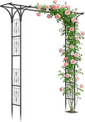 Garden Arch Trellis 7FT Wedding Arch Backdrop Stand, Metal Garden Arbor Trellis by YAHKBTENBrand