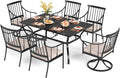 PHI VILLA 7 Pieces Outdoor Dining Set by PHIVILLAThepioneerofcomfortablehouseholdsupplies
