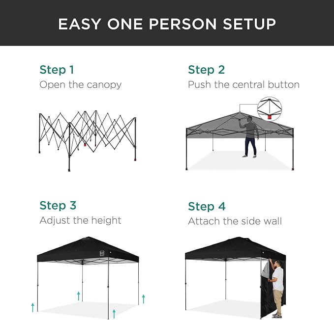 Best Choice Products 10x10ft Pop Up Canopy Tent - Image 3