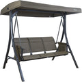 Kozyard Brenda 3-Seat Outdoor Porch Swing Glider, Patio Swing by Kozyard