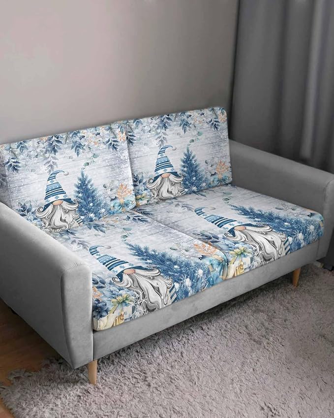 Christmas Stretch Couch Sofa Cushion Covers, Sectional/Individual/L/T Shape - Image 3