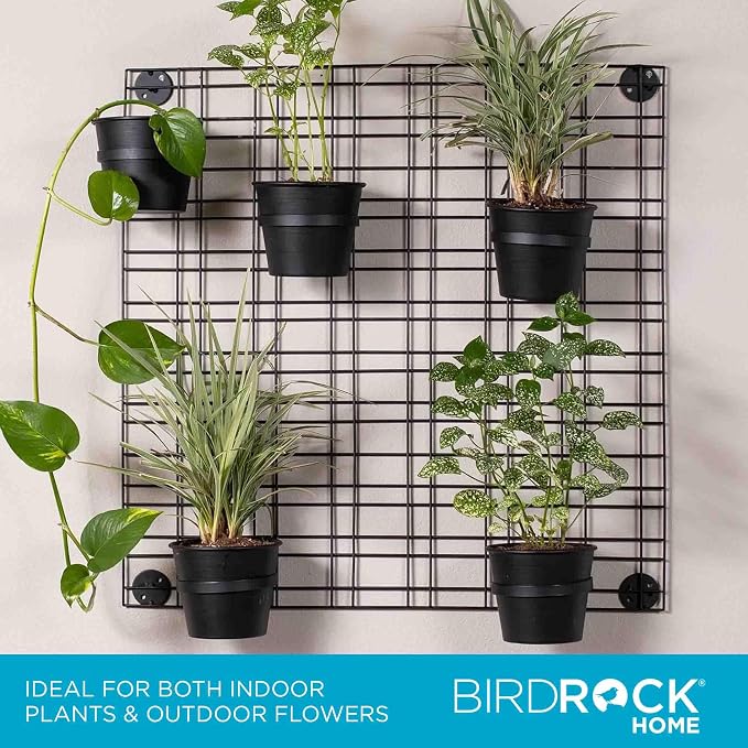 BIRDROCK HOME 6 Pot Garden Wall Grid - Image 6