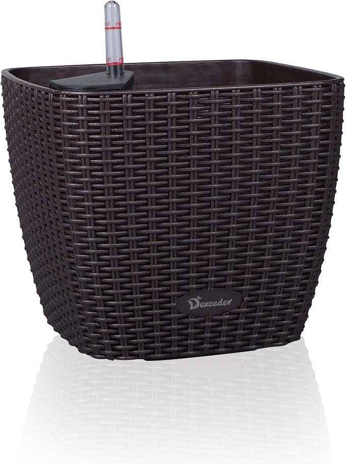 Dexceder 9x8 Self Watering Planter Indoor Outdoor, Inner Mat Design, Thickened by Dexceder