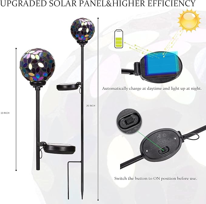 VCUTEKA Solar Lights Outdoor Decorative - Image 5
