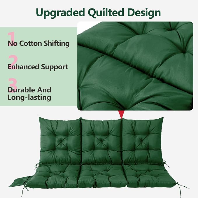 3 Seater Porch Swing Cushion, Thick Cushion - Image 5