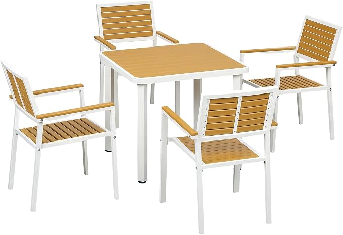 Outsunny 5 Piece Patio Dining Set by Outsunny