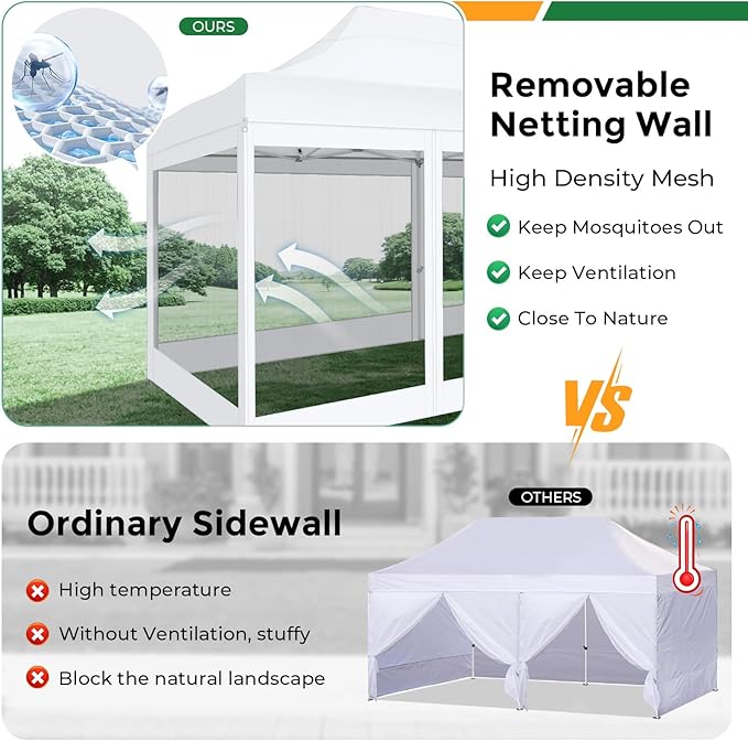 COBIZI 10x20 Heavy Duty Pop Up Canopy - Image 3