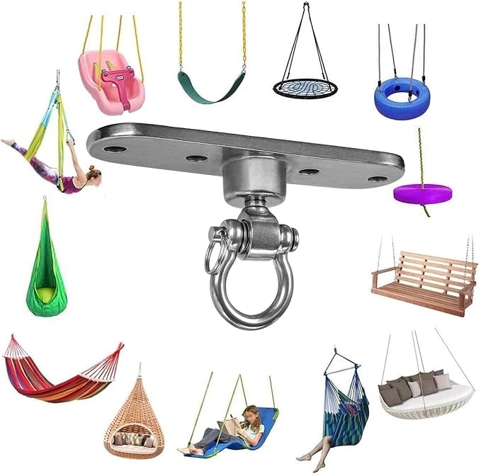 Swing Hanger Heavy Duty Anti-Rust 180° & 360° Bearings1500 lb Capacity Smooth - Image 7