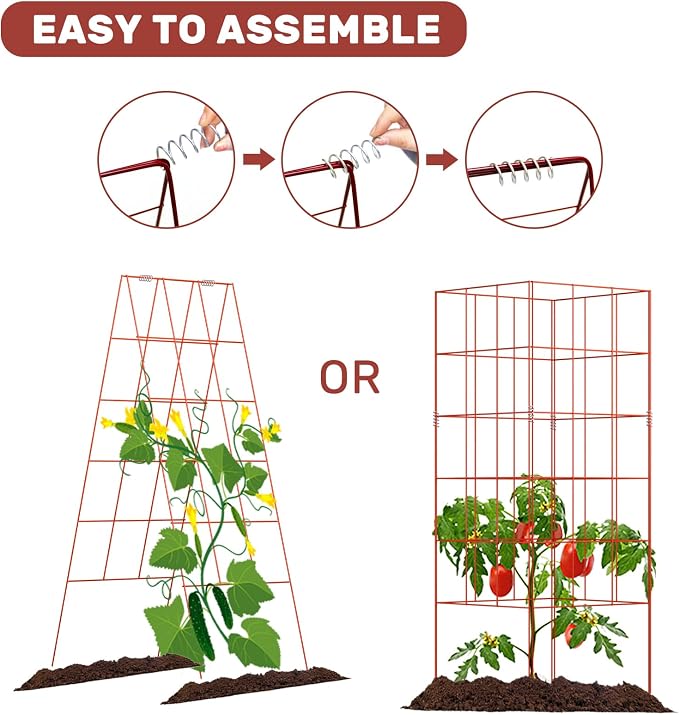 DOEWORKS Cucumber Trellis, 2 Pack, Plant Support - Image 3