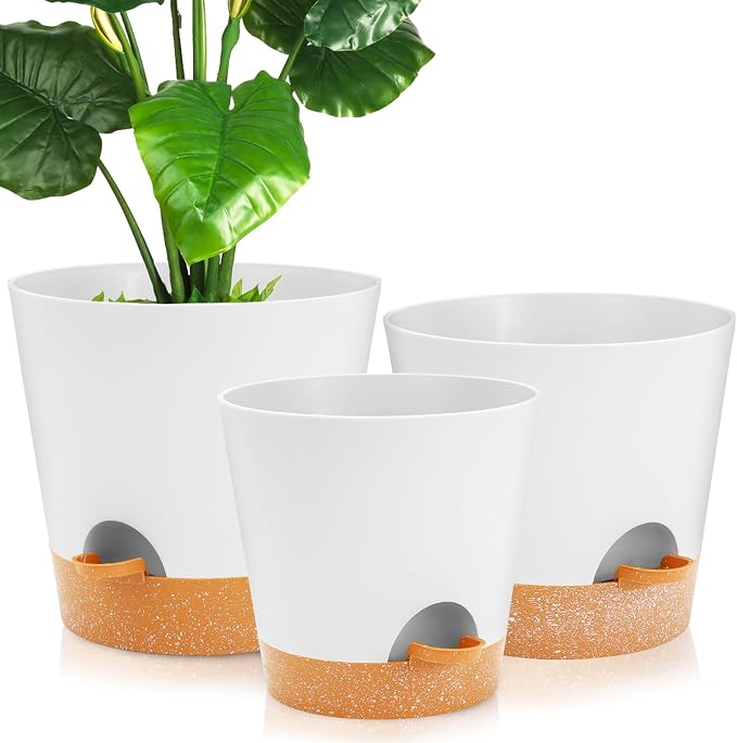 GARDIFE 10/9/8 inch Plant pots, planters by GARDIFE
