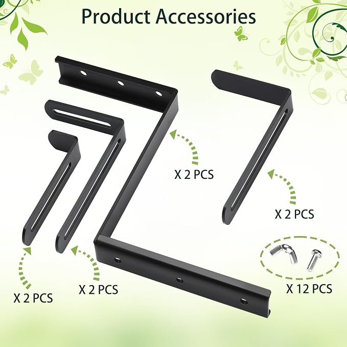 Planter Box Brackets, Adjustable Window Box Brackets - Image 5