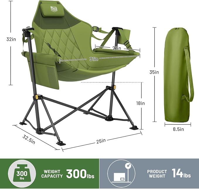 TIMBER RIDGE Hammock Camping Chair - Image 3