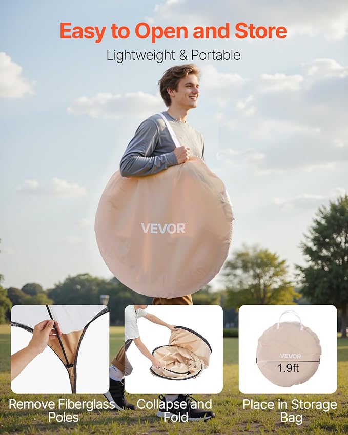 VEVOR Pop up Sports Tent, 8 Sizes Optional Clear Bubble Tent - Image 6