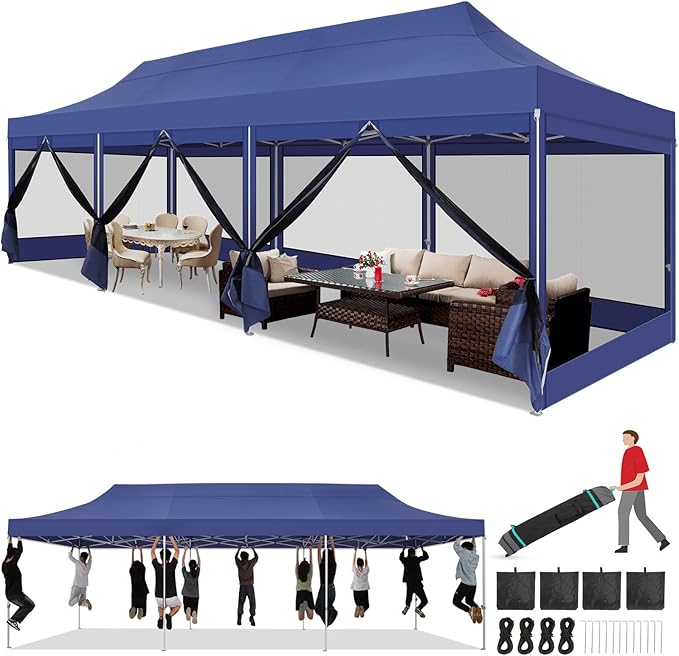 COBIZI 10x30 Heavy Duty Pop Up Canopy by COBIZI