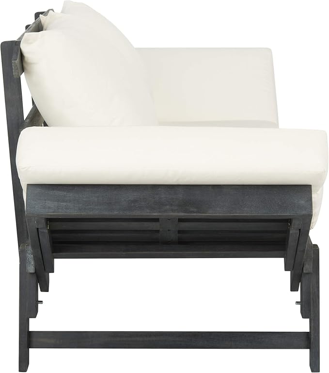Safavieh PAT6745A Outdoor Collection Tandra Grey Modern Contemporary Daybed Day - Image 9