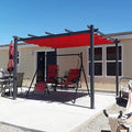 PURPLE LEAF 10'x13' Outdoor Retractable Pergola by PURPLELEAF