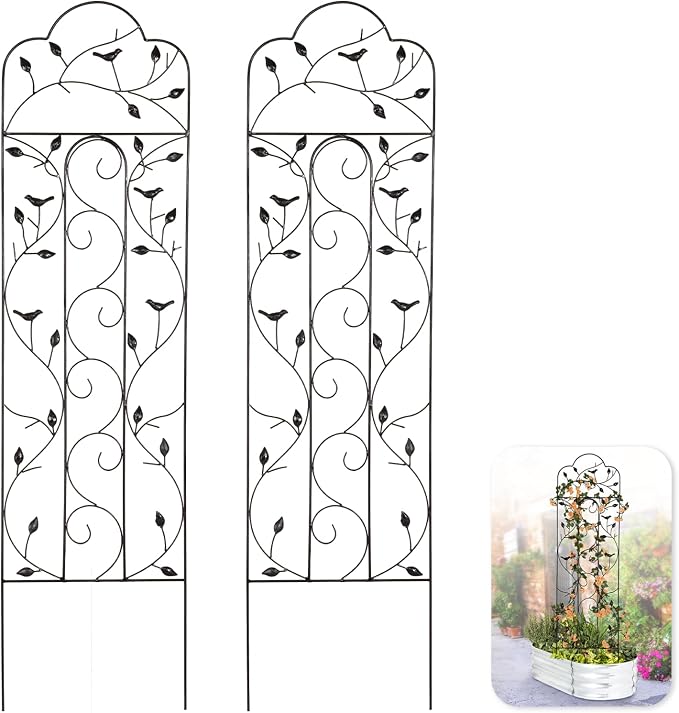 Idzo 60in 5ft 100% Metal Garden Trellises by Idzo