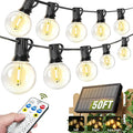 Nisocy Solar String Lights Outdoor Waterproof by NISOCYLighting