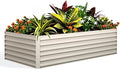GarveeLife 6x3x2 ft Galvanized Raised Garden Bed, Rust-Resistant Raised Garden by GarveeLife