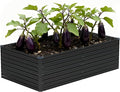 Vengarus 6x3x2FT Galvanized Raised Garden Bed Kit, Deep Root Planter Box by Vengarus