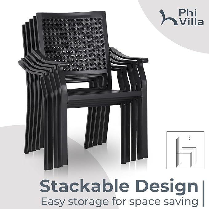 PHI VILLA 9 Pieces Outdoor Dining Set - Image 8