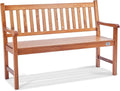 VEVOR Wood Outdoor Bench, 2-Person Garden Bench by VEVOR