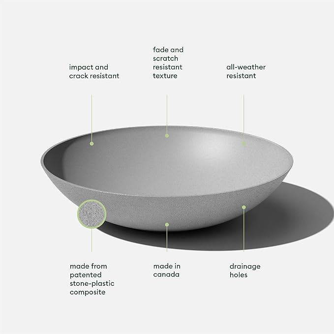 Veradek Mason Series Lane Bowl Planter| - Image 3