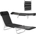 Outsunny Folding Chaise Lounge Chair, Pool Sun Tanning Chair, Outdoor Lounge by Outsunny