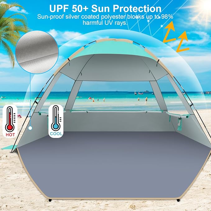Gorich Beach Tent Sun Shelter for 3/4-5/6-7/8-10 Person - Image 3
