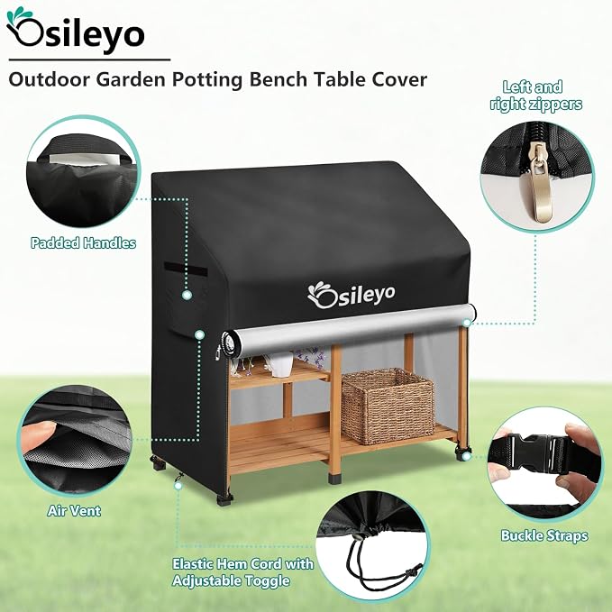 Outdoor Garden Potting Bench Table Cover - Image 3