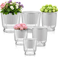 Set of 6 Self Watering Plant Pot 3 Sizes Plastic Double Layer Self Watering by Unknown
