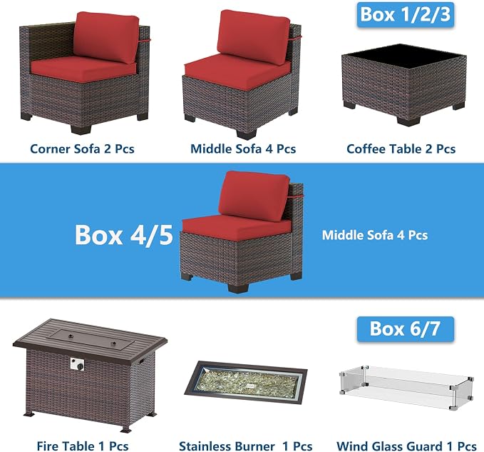 Outdoor Patio Furniture Set - Image 7