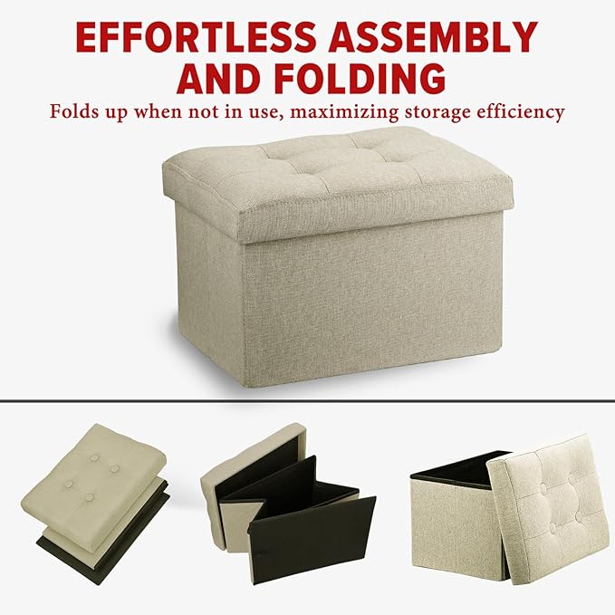 LINMAGCO Ottoman Storage Ottoman - Image 5
